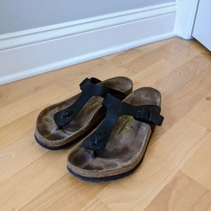 Birkenstock Gizeh black leather 41